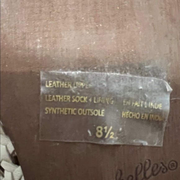 Seychelles cream beige leather sandal - Picture 4 of 4